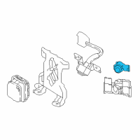 OEM Infiniti QX30 Distance Sensor Assembly Diagram - 28438-5DA9B