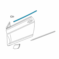 OEM 2012 Chrysler 200 WEATHERSTRIP-Front Door Belt Diagram - 5303654AE