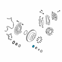 OEM 2019 Ford F-350 Super Duty Outer Bearing Cup Diagram - CC3Z-4222-A