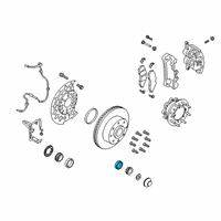 OEM 2012 Ford F-350 Super Duty Outer Bearing Cup Diagram - CC3Z-4222-A