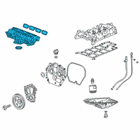 OEM 2022 Buick Envision Intake Manifold Diagram - 55506043