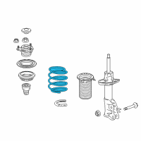 OEM Acura Spring, Right Front Diagram - 51401-TX6-A04