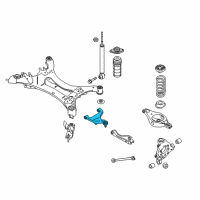 OEM 2015 Infiniti QX60 Rear Upper Suspension Arm Assembly, Right Diagram - 55501-3JA0B