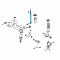 OEM Nissan Pathfinder ABSORBER Kit - Shock, Rear Diagram - E6210-9NF0A