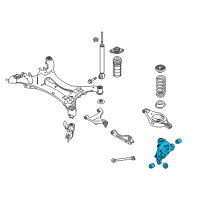 OEM 2014 Nissan Pathfinder Housing Assy-Rear Axle, RH Diagram - 43018-3JA0A