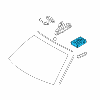 OEM 2015 BMW X4 Rain/Light/Solar Sensor Diagram - 61-35-9-254-026