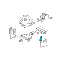 OEM 2004 Honda Civic OPDS Unit Diagram - 81334-S5T-A03