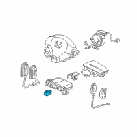 OEM 2002 Honda Civic Sensor Assy., Side Impact Diagram - 77970-S5T-A92