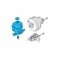 OEM Ford F-250 Super Duty Master Cylinder Diagram - 8C3Z-2140-J