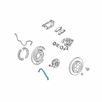 OEM 2014 Chevrolet Traverse Brake Hose Diagram - 19368465