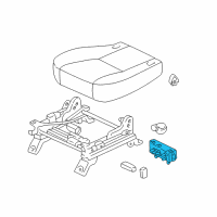 OEM 1998 Toyota Camry Seat Switch Diagram - 84922-AA010