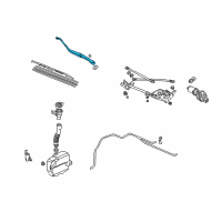 OEM Acura CL Arm, Windshield Wiper (Driver Side) Diagram - 76600-S0K-A01