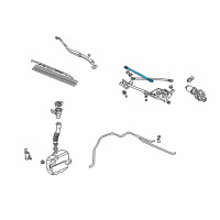 OEM 2001 Acura CL Rod Unit A (Driver Side) Diagram - 76540-S0K-A01