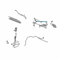 OEM 2001 Acura CL Rod Unit B (Driver Side) Diagram - 76550-S0K-A01