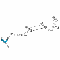 OEM 2013 Toyota RAV4 Front Pipe Diagram - 17401-0V060