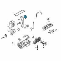 OEM Kia Soul Sprocket-Camshaft Diagram - 2421123000