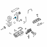 OEM 2007 Kia Spectra TENSIONER-Timing Belt Diagram - 2441023050