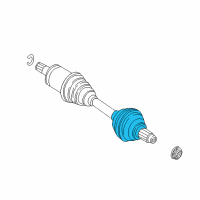 OEM BMW X6 Repair Kit Bellows, Exterior Diagram - 31-60-7-545-108