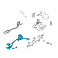 OEM Buick Century Combo Switch Diagram - 88963625