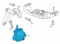 OEM 2022 Cadillac CT5 Side Mount Diagram - 84663494