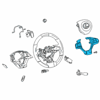 OEM 2022 Lexus RX350L Switch Assembly, Steering Diagram - 84250-33510