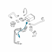 OEM 2001 Nissan Sentra Heated Oxygen Sensor, Rear Diagram - 22691-5M014