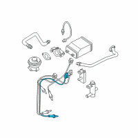 OEM 2002 Nissan Sentra Heated Oxygen Sensor, Rear Diagram - 226A1-9M601