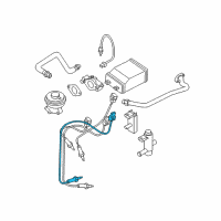 OEM 2001 Nissan Sentra Heated Oxygen Sensor, Rear Diagram - 226A0-5M012