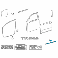 OEM 2020 Toyota Sequoia Lower Seal Diagram - 67856-0C010