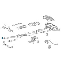 OEM 2019 Lexus RC F Gasket, Exhaust Pipe Diagram - 90917-06070