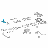 OEM Lexus LC500 INSULATOR Sub-Assembly Diagram - 58041-11020