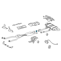 OEM Lexus LC500 Gasket, Exhaust Pipe Diagram - 90917-06078