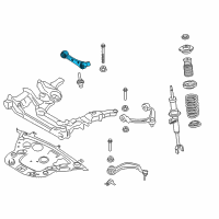 OEM 2019 BMW M6 Gran Coupe Bottom Rubber Mount Wishbone, Right Diagram - 31-12-6-777-744