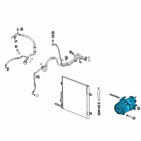 OEM 2022 Buick Enclave Compressor Diagram - 84338709