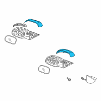 OEM 2015 Kia Soul EV SCALP-Outside Rear View Mi Diagram - 87616B2500