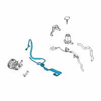 OEM Toyota Corolla Pressure Hose Diagram - 44410-02100