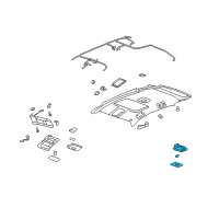 OEM 2015 Chevrolet Captiva Sport Dome Lamp Diagram - 96673784