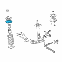 OEM 2001 BMW Z3 Coil Spring Insulator Diagram - 31-33-2-227-902