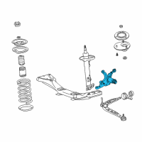 OEM 2000 BMW Z3 Left King Pin Diagram - 31-21-2-227-907