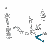 OEM BMW Left Wishbone Diagram - 31-12-2-228-461