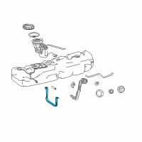 OEM 2009 Dodge Sprinter 2500 Strap-Fuel Tank Diagram - 68013514AA