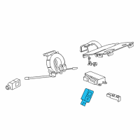 OEM Chevrolet Spark Side Impact Sensor Diagram - 13576664