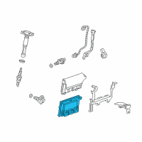 OEM Acura ILX Control Module, Powertrain (Rewritable) Diagram - 37820-R9B-A21