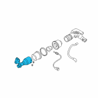 OEM 2006 Lincoln Navigator Cover Assembly Diagram - 2L1Z-9661-AA