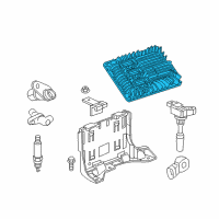 OEM Cadillac CT6 ECM Diagram - 12668693