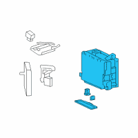 OEM 2014 Lexus LS460 Block Assembly, Driver Side Diagram - 82730-50F60