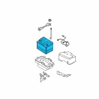 OEM 2012 Ford Transit Connect Battery Diagram - BXT-96R-590