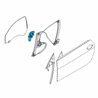OEM BMW 640i Power Window Motor Right Diagram - 67-62-9-478-202