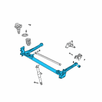 OEM 2003 Kia Rio Axle Assembly-TORSION Diagram - 55110FD000