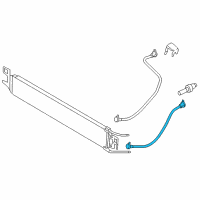 OEM 2010 Ford Focus Lower Hose Diagram - 8S4Z-7890-B